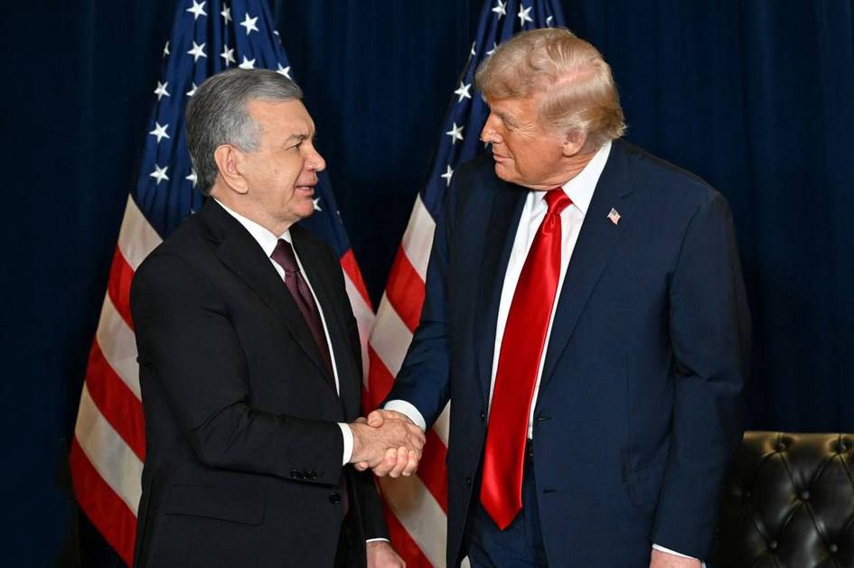 Shavkat Mirziyoyev AQSH prezidenti Donald Tramp bilan uchrashuv o‘tkazdi